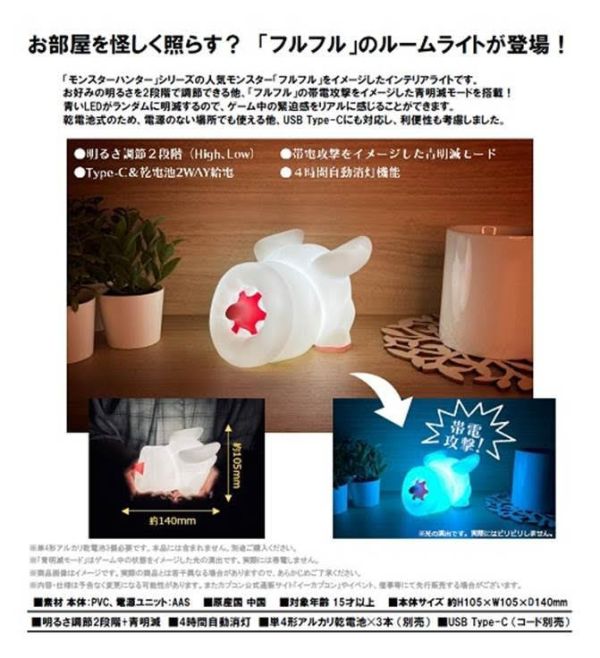 CAPCOM MH 小夜燈 奇怪龍 預購25年12月0911 
