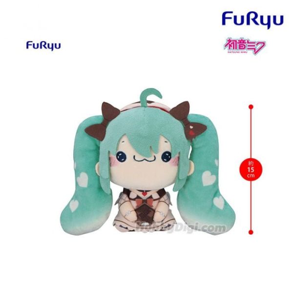 初音未來×TIROL巧克力 MOCHIPICO 絨毛 牛奶微笑款  預購26年03月1106 