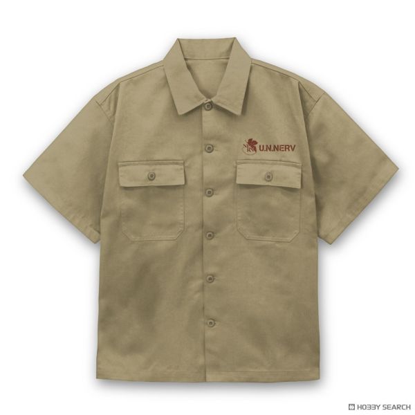 COSPA  NERV ﾜｰｸｼｬﾂ/卡其色 工作襯衫 預購26年03月1129 