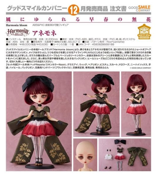 Harmonia bloom アネモネ 預購26年12月0108 