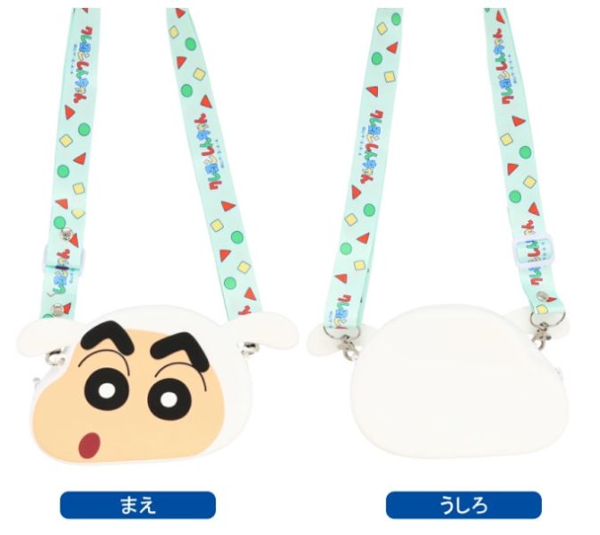 蠟筆小新 矽膠肩背小包 小白小新 預購25年12月1124 