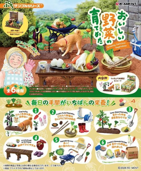 盒玩 迷你系列 栽培美味的蔬菜(全6種)  預購26年09月0608 