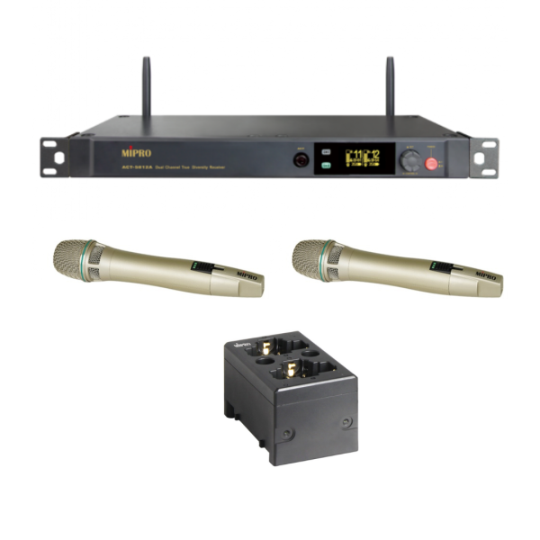 MIPRO ACT-5812A ISM 5.8 GHz 1U雙頻道無線麥克風組 無線麥克風, mipro無線麥克風,台灣製麥克風,米波羅無線麥克風,雙頻道無線麥克風, MIPRO ACT-5812A   5 GHz半U雙頻道無線麥克風組, MIPRO ACT-5812A, 會議麥克風, 教學麥克風, 無線麥克風安裝