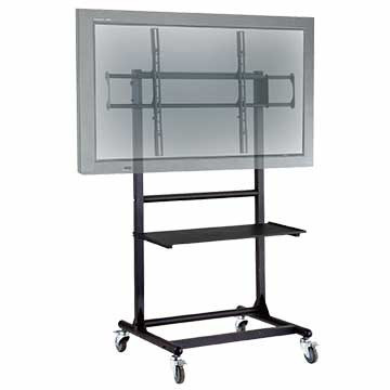 HE 重型移動架 MS0070-A  適用 56"~86" 大型顯示器  穩固耐用移動支架 HE 重型移動架,MS0070-A 移動架,大型顯示器支架
,電視移動架,86吋電視移動架,會議室電視架,教學顯示器支架, 展覽螢幕移動架, 商用顯示器支撐架, 可移動顯示器支架