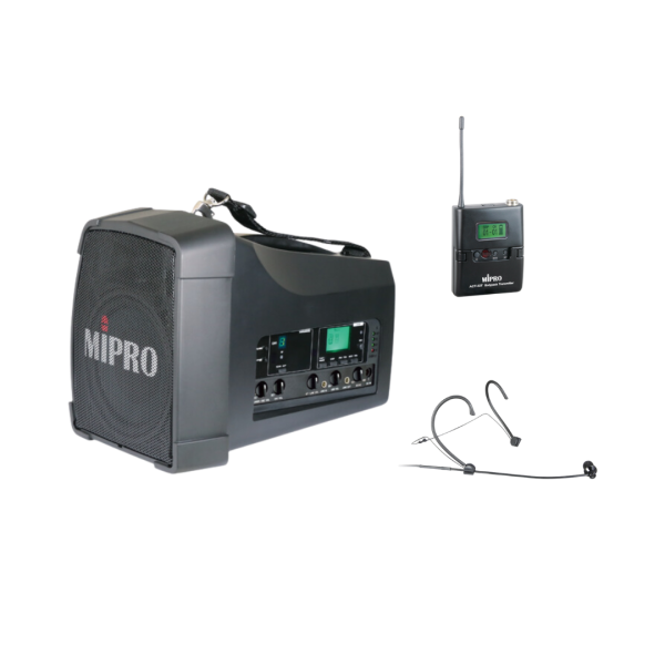MIPRO MA-200 單頻道旗艦型無線喊話器 MIPRO MA-200  單頻道旗艦型無線喊話器, mipro ma-200, mipro無線擴音機, 移動式擴音機, 移動式音響, 小金剛, 小蜜蜂, 喊話器