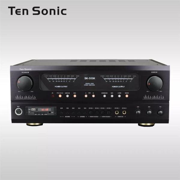 TenSonic SK-500K 200W + 200W 數位式迴音AV混音擴大機 TenSonic SK-500K 200W + 200W 數位式迴音AV混音擴大機,綜合擴大機,TenSonic SK-500K,擴大機