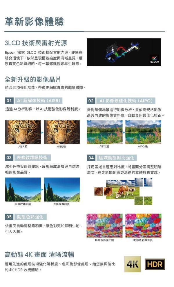 Lifestudio Grand Plus EPSON EH-LS970W/EH-LS970B｜4K AI 雷射大電視｜客廳劇院/商務簡報｜超短焦 150 吋投影 EPSON EH-LS970,EPSON EH-LS970W,EPSON EH-LS970B,EPSON 雷射電視,4K AI 雷射大電視,超短焦投影機,Sound by Bose 電視,百吋雷射電視推薦,居家劇院投影機,雷射電視護眼推薦,Google TV 投影機,投影機家庭劇院安裝, EPSON Lifestudio Grand EH-LS670W 4K AI雷射大電視