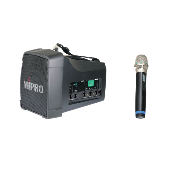 MIPRO MA-200 單頻道旗艦型無線喊話器 MIPRO MA-200  單頻道旗艦型無線喊話器, mipro ma-200, mipro無線擴音機, 移動式擴音機, 移動式音響, 小金剛, 小蜜蜂, 喊話器