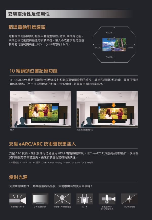 EPSON  EH-LS9000W  4K雷射3LCD專業家庭劇院投影機 投影機,EPSON 投影機, EPSON  EH-LS9000W  4K雷射3LCD專業家庭劇院投影機, EPSON  EH-LS9000W, 無線投影機, 投影機安裝, 商用投影機, 投影機推薦, 投影機廠商, 會議室投影機, 高亮度投影機, 雷射投影機, 劇院投影機
