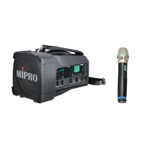 MIPRO MA-100 單頻道迷你無線喊話器 MIPRO MA-100 單頻道迷你無線喊話器, mipro ma-100, mipro無線擴音機, 移動式擴音機, 移動式音響, 小金剛, 小蜜蜂, 喊話器