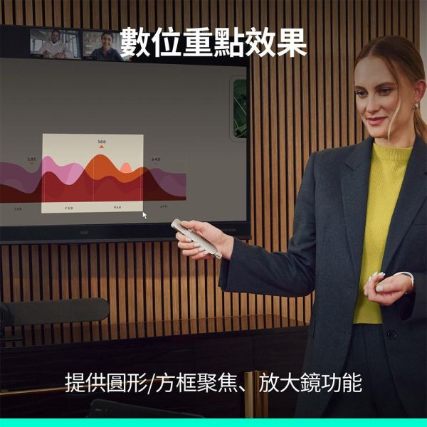 羅技 Logitech Spotlight 2 多功能數位雷射簡報器｜藍牙簡報筆｜高精準指示功能｜支援 Windows／Mac｜長效電池｜商務簡報／教學必備 Logitech Spotlight 2,羅技 Spotlight 2,Spotlight 2 簡報器,羅技簡報筆,Logitech 簡報筆,數位雷射簡報器,藍牙簡報筆,簡報筆推薦,PowerPoint 簡報筆,Keynote 簡報筆,Google Slides 簡報筆,USB 簡報器,商務簡報工具,演講簡報筆,教學簡報筆