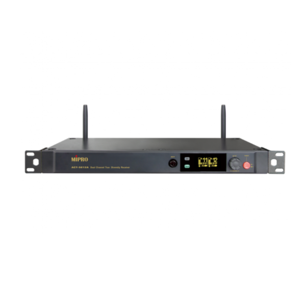 MIPRO ACT-5812A ISM 5.8 GHz 1U雙頻道無線麥克風組 無線麥克風, mipro無線麥克風,台灣製麥克風,米波羅無線麥克風,雙頻道無線麥克風, MIPRO ACT-5812A   5 GHz半U雙頻道無線麥克風組, MIPRO ACT-5812A, 會議麥克風, 教學麥克風, 無線麥克風安裝
