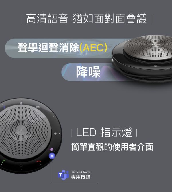 Jabra SPEAK 750 會議揚聲器 Jabra SPEAK 750 會議揚聲器, Jabra SPEAK 750,會議麥克風,Jabra 750 揚聲器, Jabra 會議電話, 全雙工音訊, 藍牙會議揚聲器, USB 會議電話, Teams 認證揚聲器