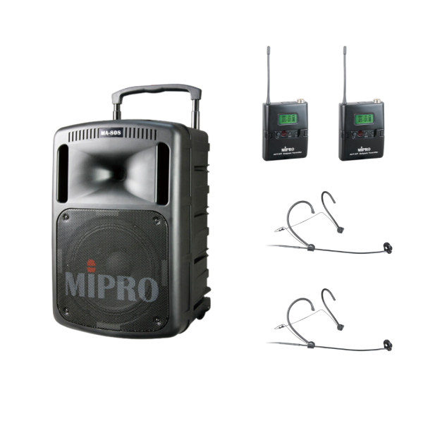 MIPRO MA-808 旗艦型手提式無線擴音機 MIPRO MA-808 旗艦型手提式無線擴音機, mipro ma-808, mipro無線擴音機, 移動式擴音機, 移動式音響, 小金剛, 小蜜蜂, 喊話器