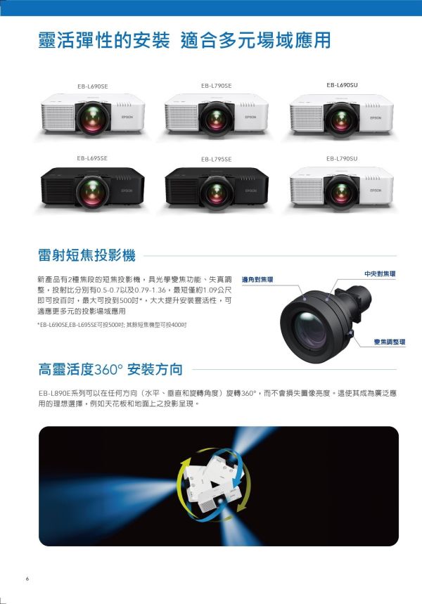 EPSON EB-L690SU 高亮度短焦雷射投影機 投影機,EPSON投影機, EPSON EB-L690SU 高亮度短焦雷射投影機, EPSON EB-L690SU , 無線投影機, 投影機安裝, 商用投影機, 投影機推薦, 投影機廠商, 會議室投影機, 雷射投影機, 短焦投影機