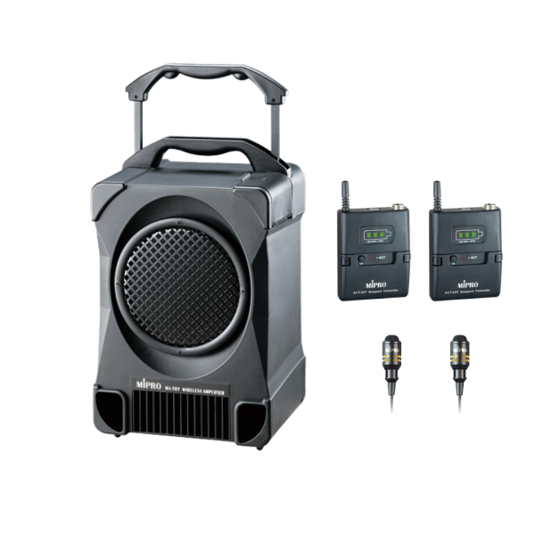 MIPRO MA-707 經典型無線擴音機 MIPRO MA-707 經典型無線擴音機, mipro ma-707, mipro無線擴音機, 移動式擴音機, 移動式音響, 小金剛, 小蜜蜂, 喊話器