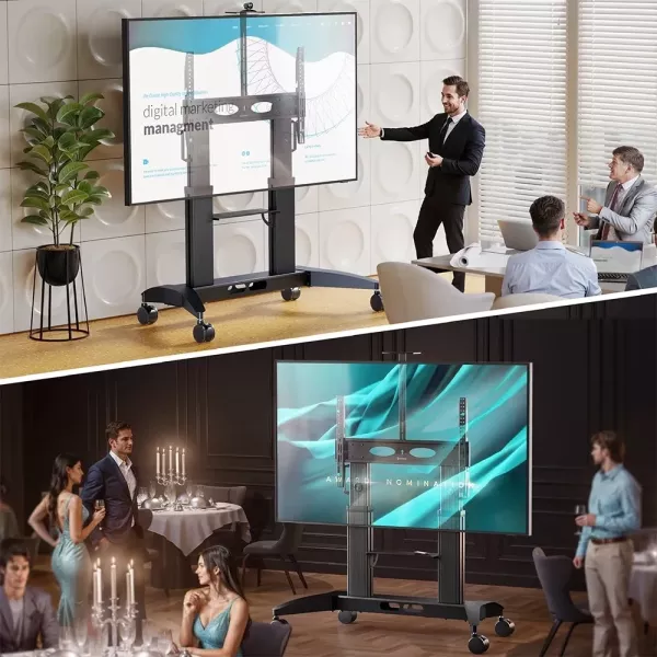 Katai 70-110吋可移動式電視立架 ITW-CF120 Katai 70-110吋可移動式電視立架 ITW-CF120,大型顯示器支架,電視移動架,86吋電視移動架,會議室電視架,教學顯示器支架, 展覽螢幕移動架, 商用顯示器支撐架, 可移動顯示器支架, Katai ITW-CF120