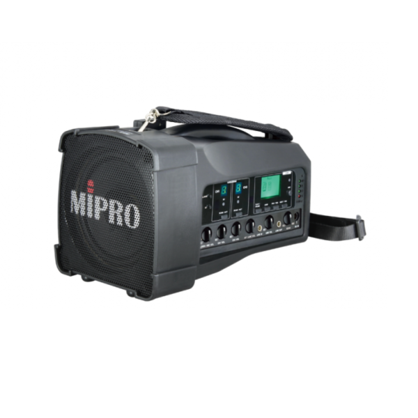MIPRO MA-100D 雙頻道迷你無線喊話器 MIPRO MA-100D 雙頻道迷你無線喊話器, mipro ma-100D, mipro無線擴音機, 移動式擴音機, 移動式音響, 小金剛, 小蜜蜂, 喊話器