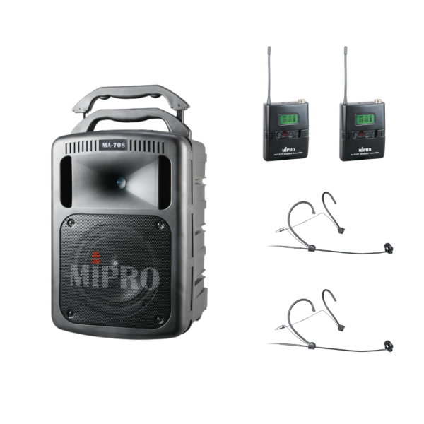 MIPRO MA-708 豪華型無線擴音機 MIPRO MA-708 豪華型無線擴音機, mipro ma-708, mipro無線擴音機, 移動式擴音機, 移動式音響, 小金剛, 小蜜蜂, 喊話器