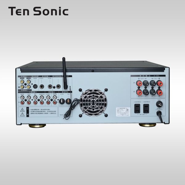 TenSonic SK-608K 300W+300 W數位式迴音AV混音擴大機 TenSonic SK-608K 300W+300 W數位式迴音AV混音擴大機,綜合擴大機,TenSonic SK-608K,擴大機