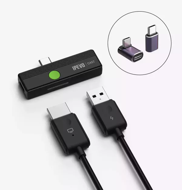 IPEVO CAST 無線投屏系統｜跨平台投影｜會議/教室/簡報 IPEVO CAST,無線投屏,無線投影器,4K 無線投影,跨平台投影,會議室投影,教室無線投影,多人投影,分割畫面投影,無線簡報,HDMI 無線投影,無線傳輸設備,教學投影,商用投影設備, IPEVO 無線投影