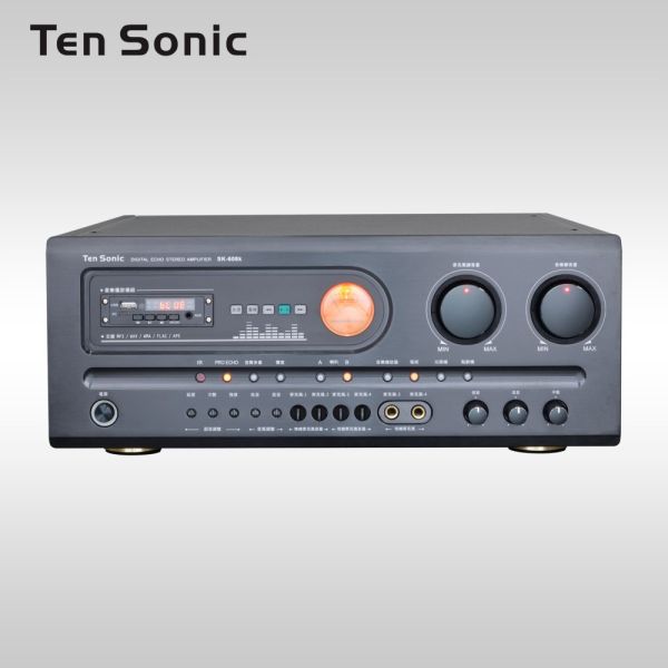 TenSonic SK-608K 300W+300 W數位式迴音AV混音擴大機 TenSonic SK-608K 300W+300 W數位式迴音AV混音擴大機,綜合擴大機,TenSonic SK-608K,擴大機