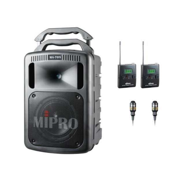 MIPRO MA-709 豪華型手提式無線擴音機 MIPRO MA-709 豪華型無線擴音機, mipro ma-709, mipro無線擴音機, 移動式擴音機, 移動式音響, 小金剛, 小蜜蜂, 喊話器, 手提式擴音機, 無線擴音設備, MIPRO MA-709 使用評價, 擴音機推薦
