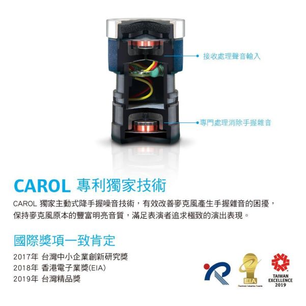 CAROL AC‑920S 專業演唱錄音麥克風｜舞台演唱 / 直播錄音 / K 歌必備｜超心型指向｜高靈敏度動圈式 CAROL AC‑920S,AC‑920S 麥克風,專業演唱麥克風,錄音麥克風,動圈式麥克風,心型指向麥克風,直播麥克風,K 歌麥克風,舞台演唱麥克風,Podcast 麥克風,主持麥克風,人聲錄音麥克風,XLR 麥克風,專業錄音設備
