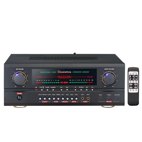 AudioKing HS-500A 專業/家庭兩用擴大機 (220W+220W) AudioKing HS-500A  專業/家庭兩用擴大機 (220W+220W), 廣播擴大機,卡拉OK擴大機,綜合擴大機, AudioKing HS-500A, AudioKing擴大機, 擴大機安裝, 廣播設備
