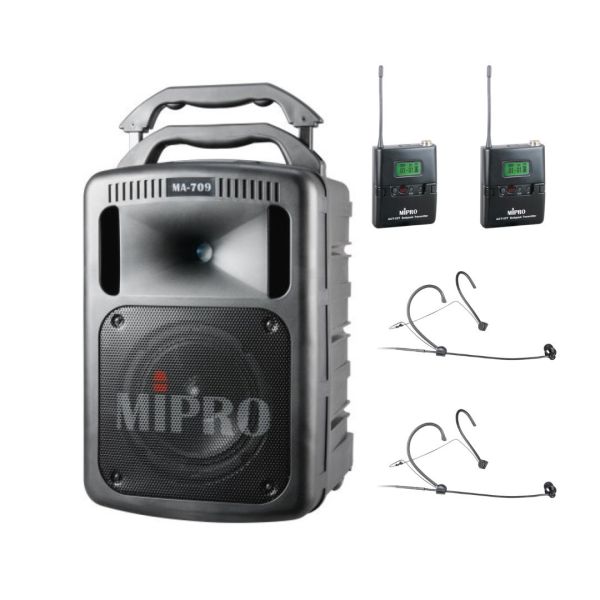 MIPRO MA-709 豪華型手提式無線擴音機 MIPRO MA-709 豪華型無線擴音機, mipro ma-709, mipro無線擴音機, 移動式擴音機, 移動式音響, 小金剛, 小蜜蜂, 喊話器, 手提式擴音機, 無線擴音設備, MIPRO MA-709 使用評價, 擴音機推薦