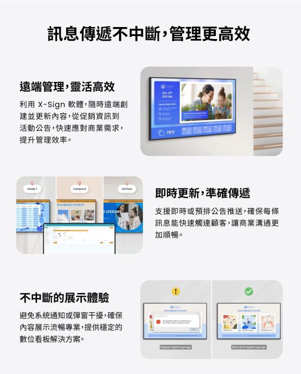 BENQ SL4304/SL5504/SL6504/SL7504 43吋/55吋/65吋/75吋數位電子看板 BenQ 數位看板,BenQ SL4304,BenQ SL5504,BenQ SL6504,BenQ SL7504,商用顯示器,數位電子看板,4K 商用顯示器,高亮度顯示器, 24/7 商用顯示器,店面廣告看板,餐飲電子菜單,零售數位看板,企業大廳顯示器, BENQ商顯, BENQ電子看板