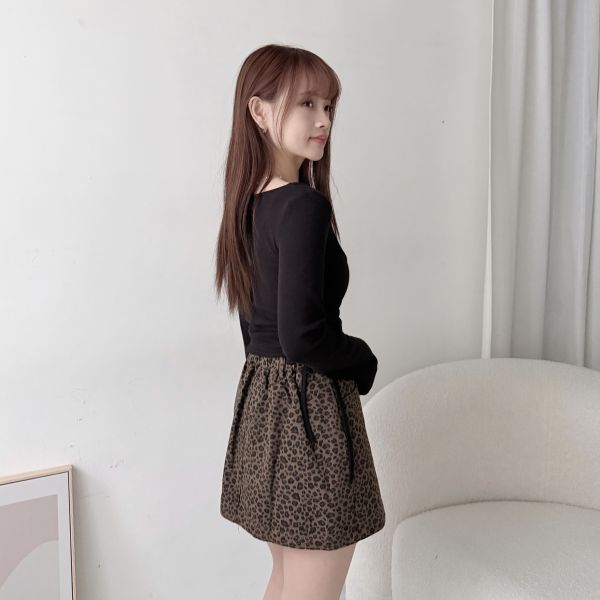 側抽繩2件式上衣 