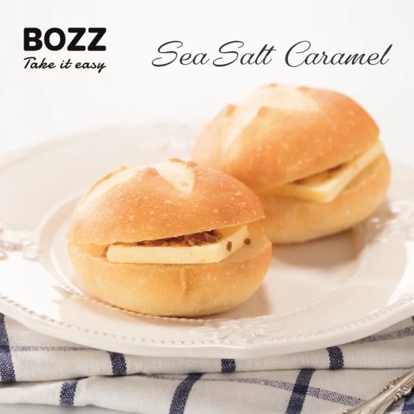 【BOZZ】人氣熱銷組：海鹽焦糖包*2袋/草莓乳酪穀物包*2袋/雙莓穀物包*3袋/起士穀物包*3袋/可頌*3袋  (1袋2入,共13袋) 