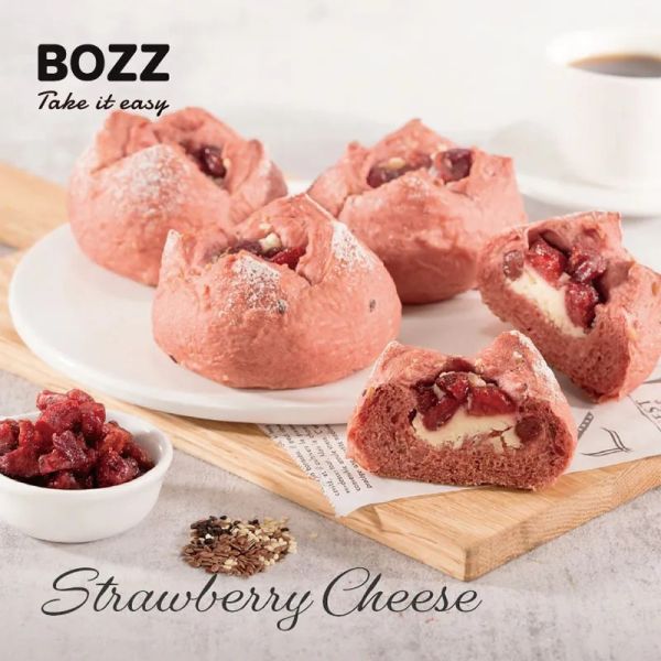 【BOZZ】奢華乳酪組：草莓乳酪*2袋/青檸朝露*2袋/可可晨光*2袋/巴斯克切片(原味)*1片/巴斯克切片(紫薯)*1片 