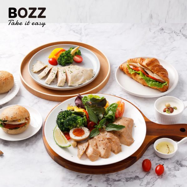 【BOZZ】14天減醣增肌計畫：黑金/黑巧/地瓜/雙莓/起士/咖啡核桃/草莓*各2袋 (1袋2入,共14袋)+原味舒肥雞胸肉*2袋   (輕卡/減醣/穀物包/體控/健身) 