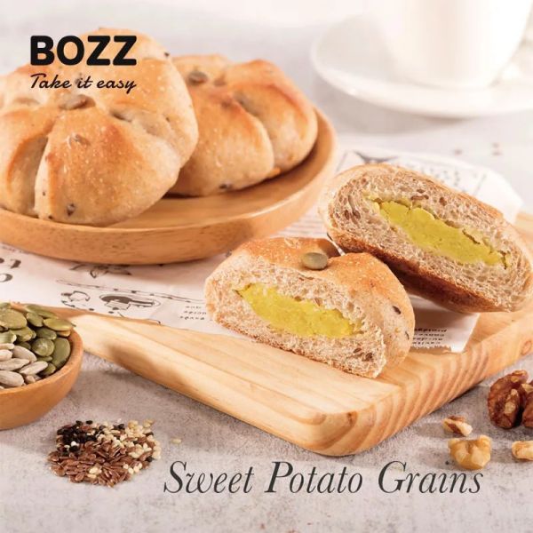 【BOZZ-穀物系列】地瓜穀物包(1袋2入，共3袋)-奶素 