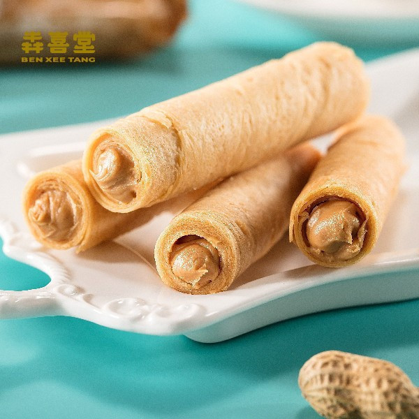 【犇喜堂】12入蛋捲禮盒-買10送1  (端午送禮/企業送禮/優惠組) 
