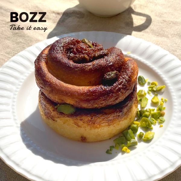【BOZZ】原味-肉桂捲*2袋 + 果粒特別款-肉桂捲*1袋 (核桃粒或開心果粒 ,口味隨機) 