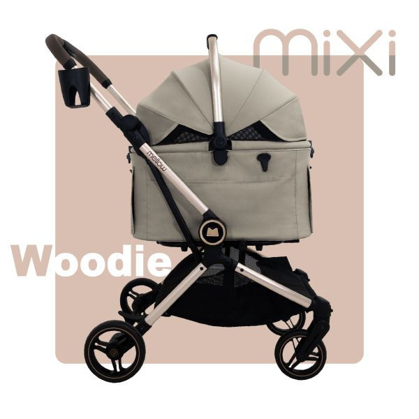 Mixi 多功能寵物推車 - 可木 Woodie 