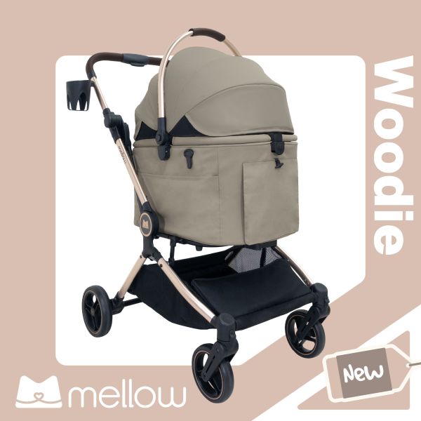 Mixi 多功能寵物推車 - 可木 Woodie 