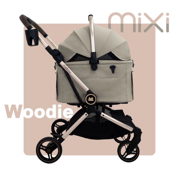 Mixi 多功能寵物推車 - 可木 Woodie 