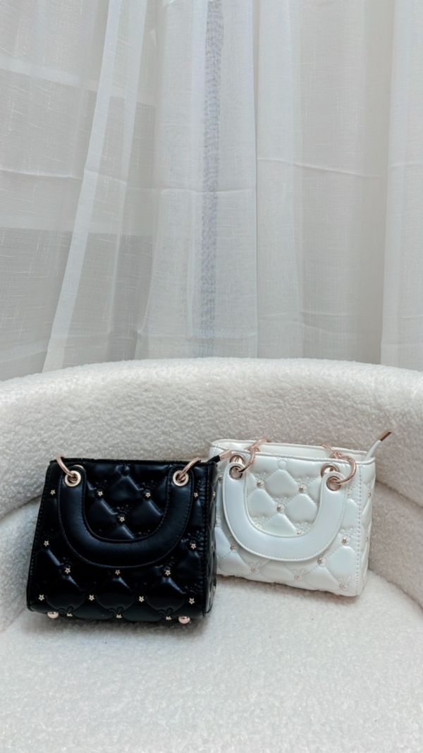 小星星菱格小方包 