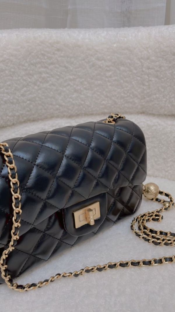 真皮高質感菱格包 