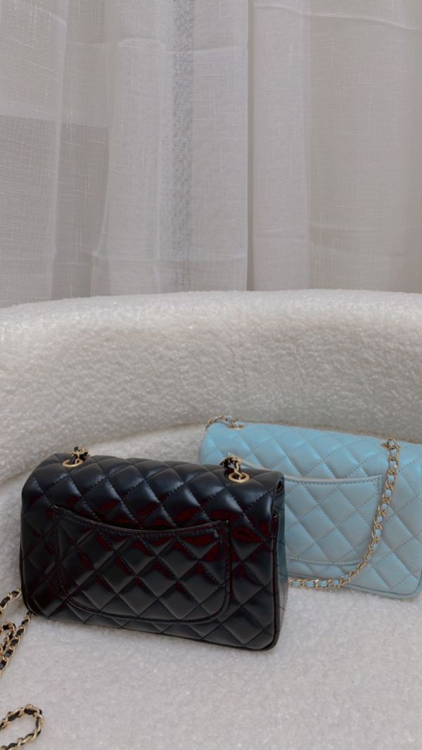 真皮高質感菱格包 