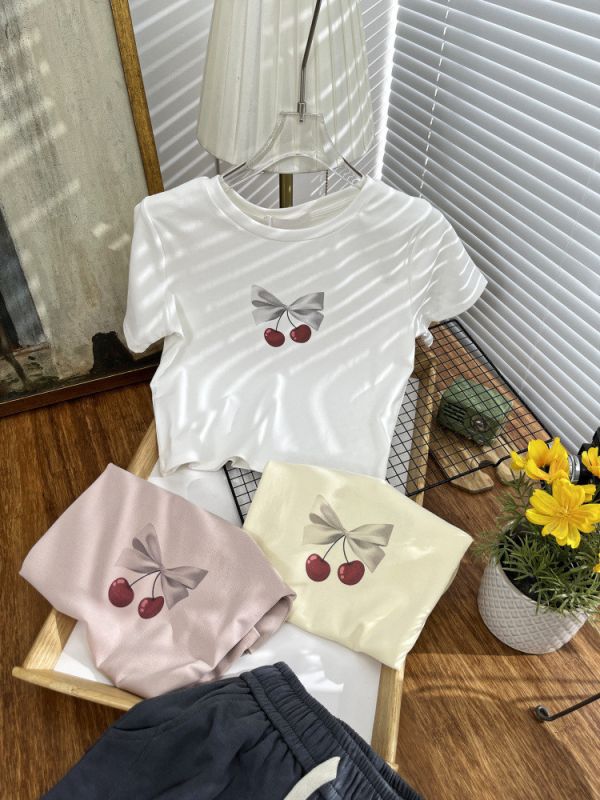 (預購)可愛櫻桃短袖 