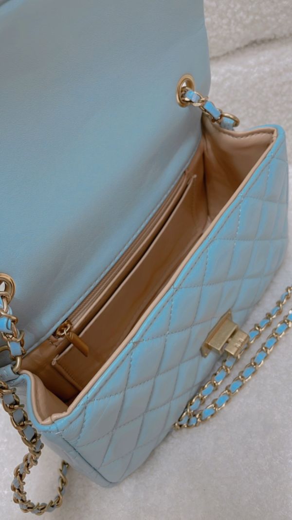 真皮高質感菱格包 