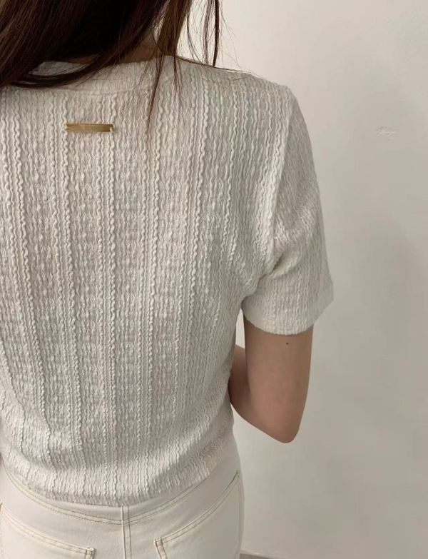 緹香金釦上衣 小香風上衣,短袖女裝,合身剪裁,氣質女裝,優雅上衣,法式風格,精緻織紋,高級感穿搭