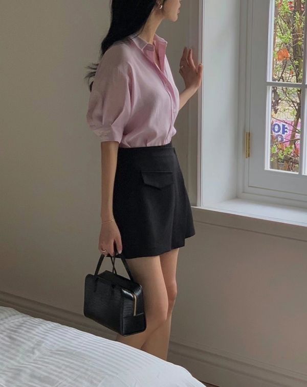 雲朵輕透襯衫 法式襯衫, 夏季襯衫女, 寬鬆白襯衫, 翻領襯衫, 微透襯衫, 慵懶風穿搭, 氣質上衣, 襯衫推薦, 日常穿搭女裝