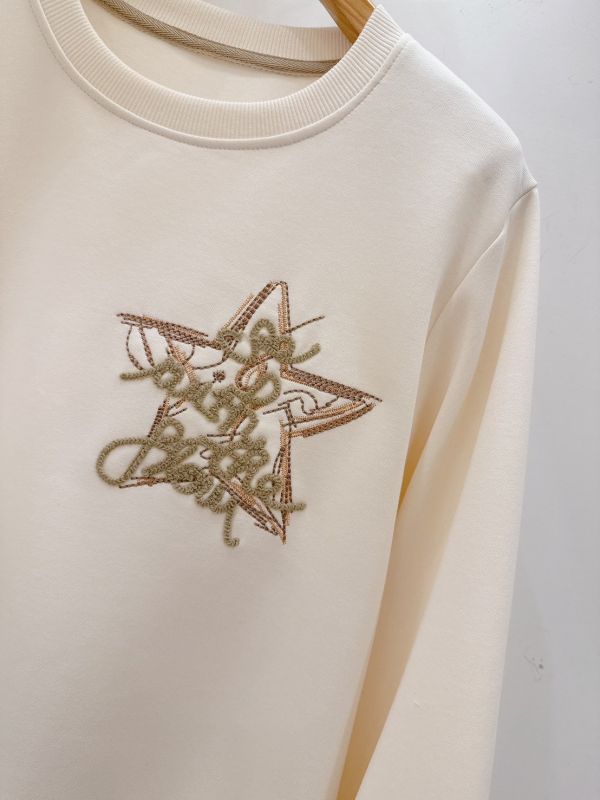 星芒刺繡柔軟微厚棉衣 棉質上衣,刺繡上衣,立體刺繡,休閒上衣,微厚上衣,圓領上衣,百搭上衣,秋冬上衣