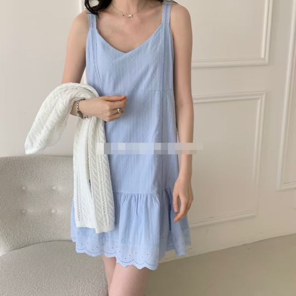 Le molt 夏日蕾絲洋裝 夏日洋裝,蕾絲洋裝,韓系穿搭,清新洋裝,吊帶洋裝推薦,氣質洋裝,夏季洋裝